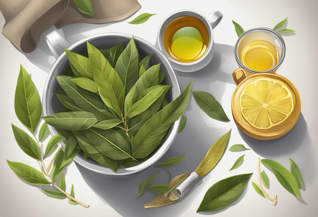 O verdadeiro benefício do chá de louro está em sua capacidade de ajudar na digestão e na eliminação de líquidos, o que pode reduzir a sensação de inchaço.