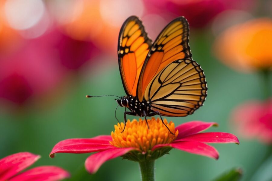 borboleta laranja